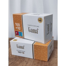 Гільзи з паперу для набивання сигарет Gama  100+10 шт